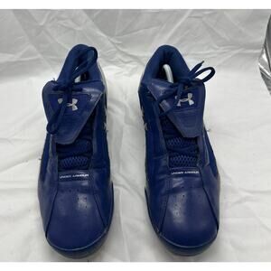 Under Armour Shose Size 11 Blue Dual Plate Technology Sport